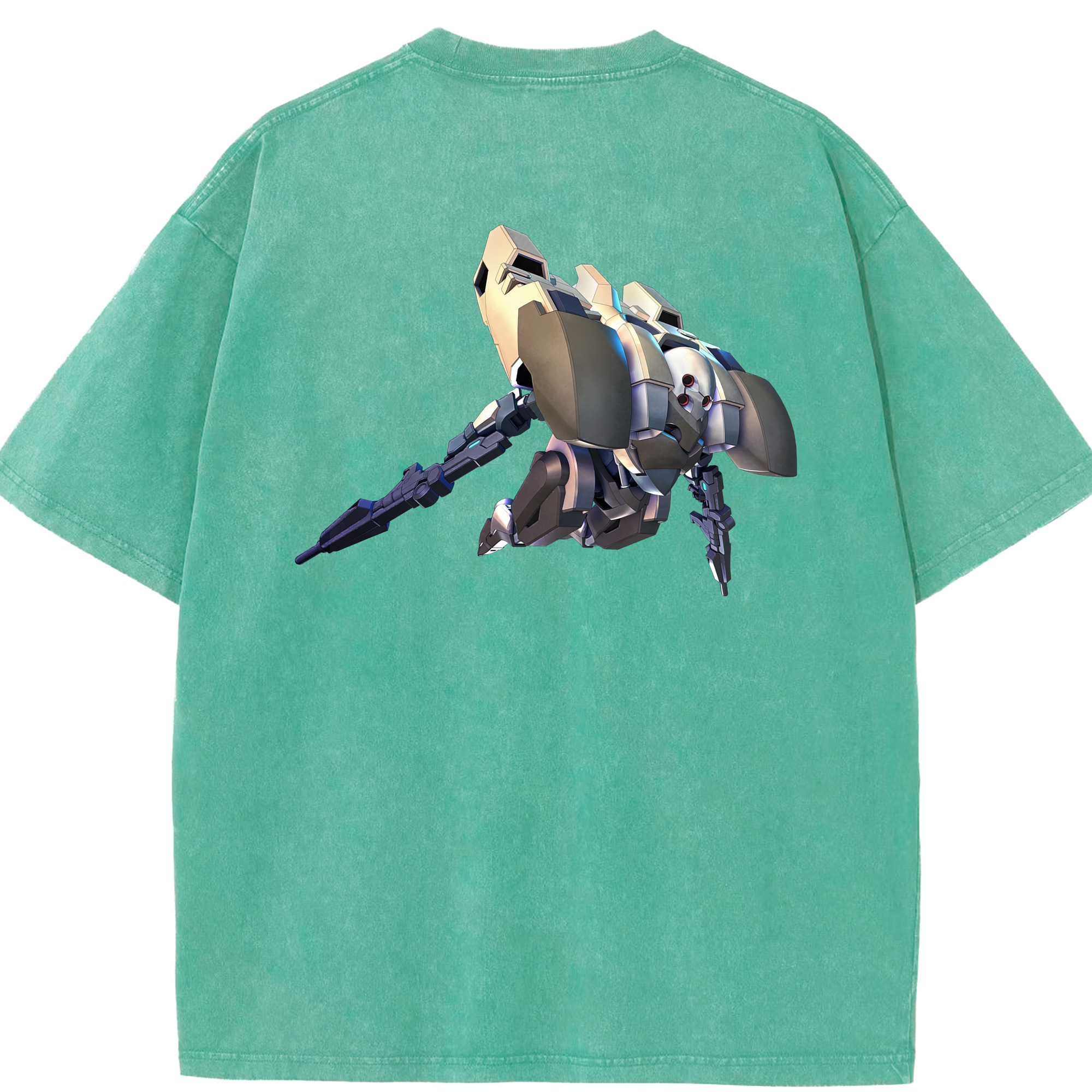 （画像用） 機動戦士ガンダム Mobile Suit Gundam 綿100% ヴィンテージ風 半袖Tシャツ（背面プリント）